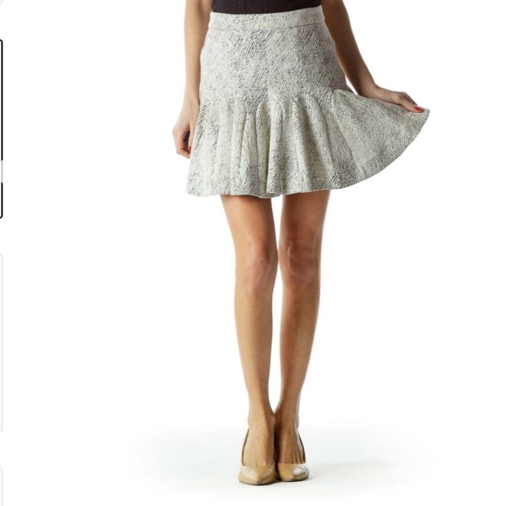 Banana Republic fit and flare mini skirt